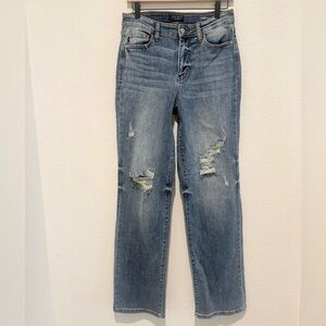 JUDY BLUE Denim Dad Jean Women Sz 7 / 28